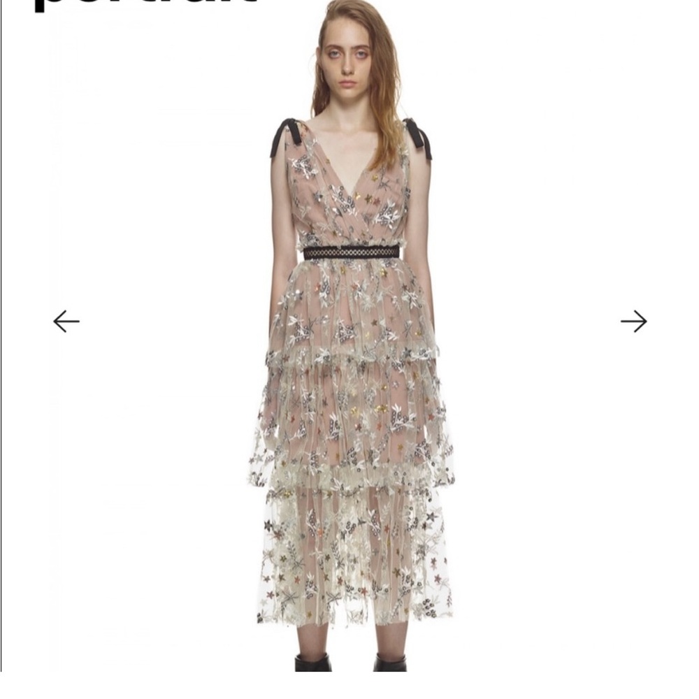 Self-Portrait like new Star Embellished Dress